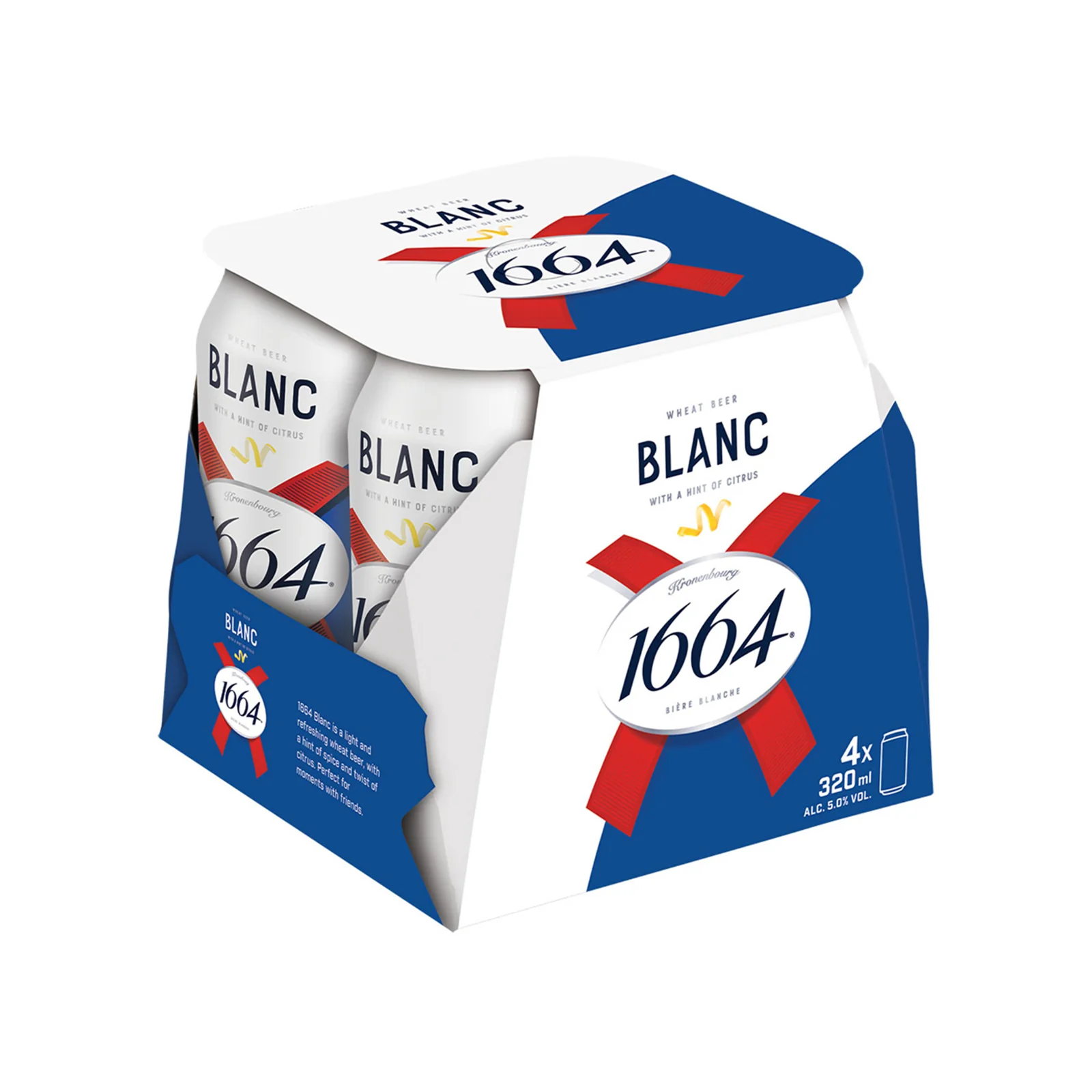 Kronenbourg 1664 Blanc (Can) 320ml - Image 2
