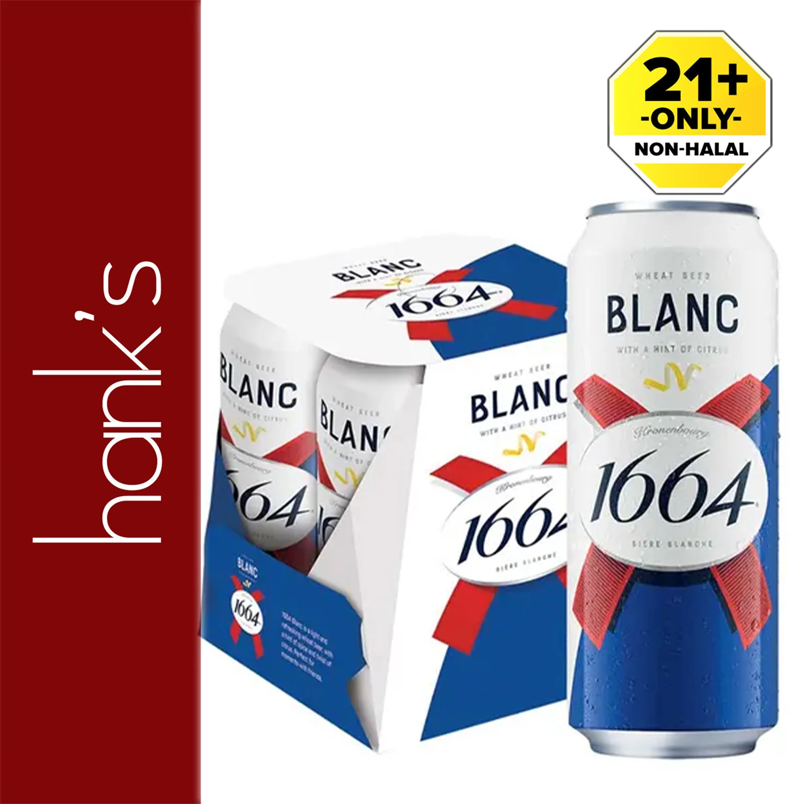 Kronenbourg 1664 Blanc (can) 500ml - Image 2