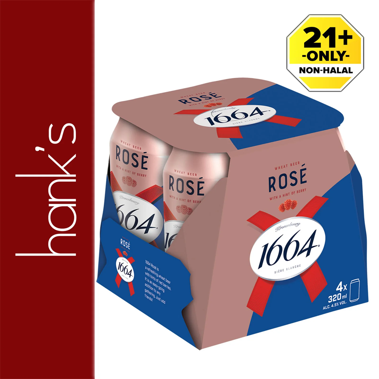 Kronenbourg 1664 Rose (can) 320ml - Image 3