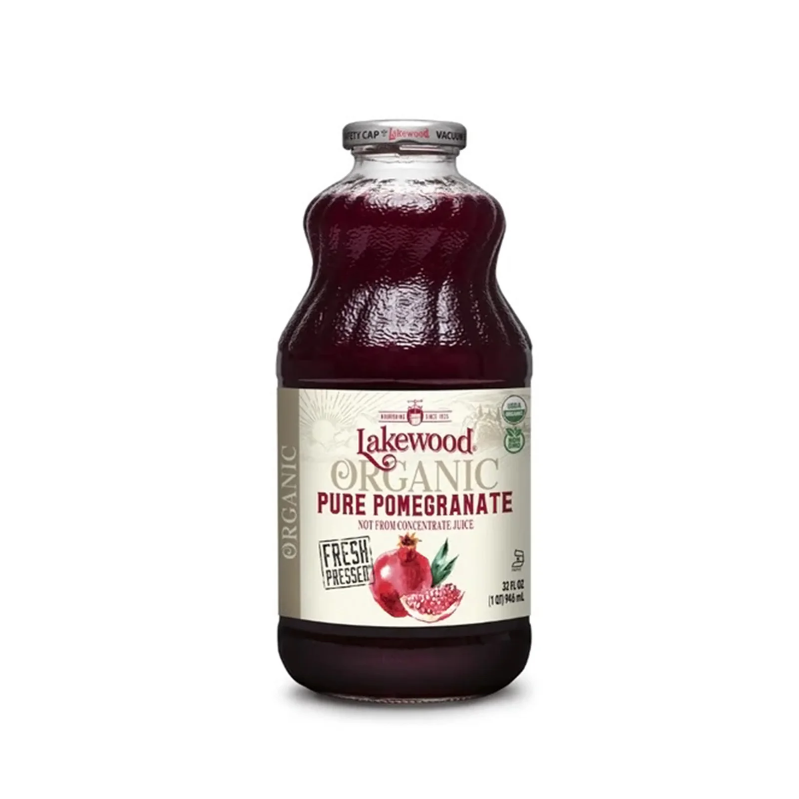 Lakewood Organic Pure Pomegranate Juice 946ml - Image 2