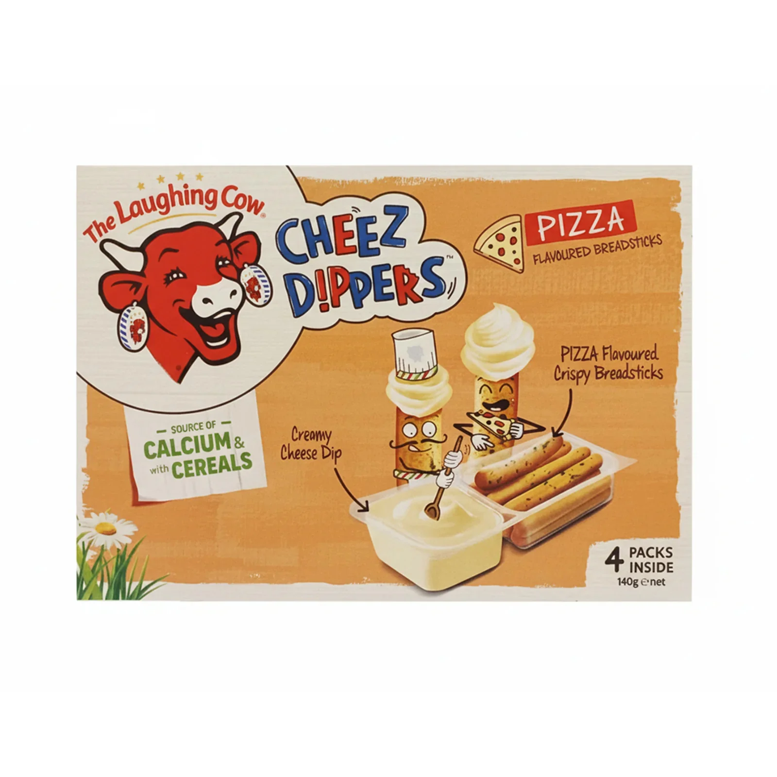 Laughing Cow Cheez Dippers Pizza 4T 140g - Image 2