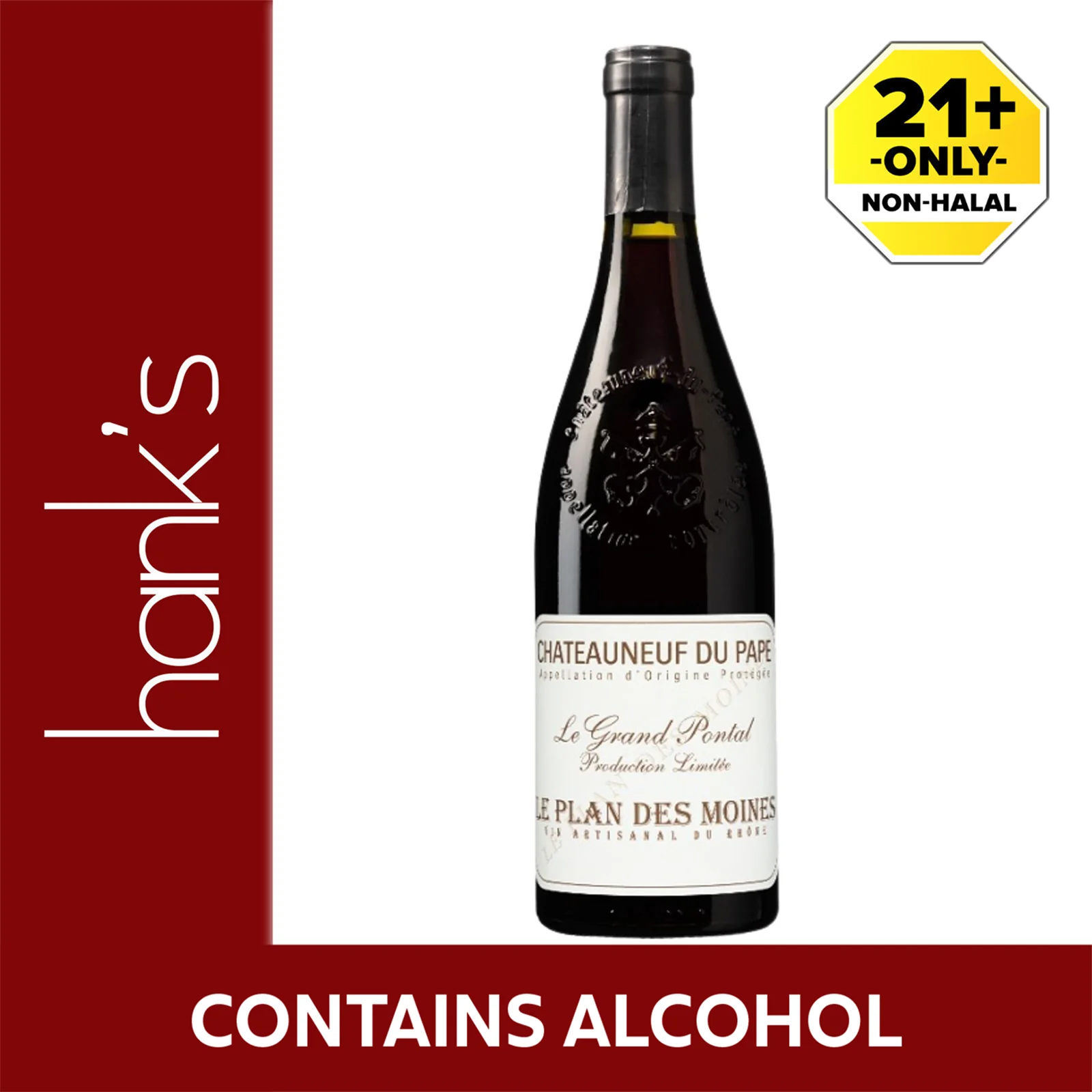 Le Plan De Moines Chateauneuf Du Pape Grand Pontal 750ml