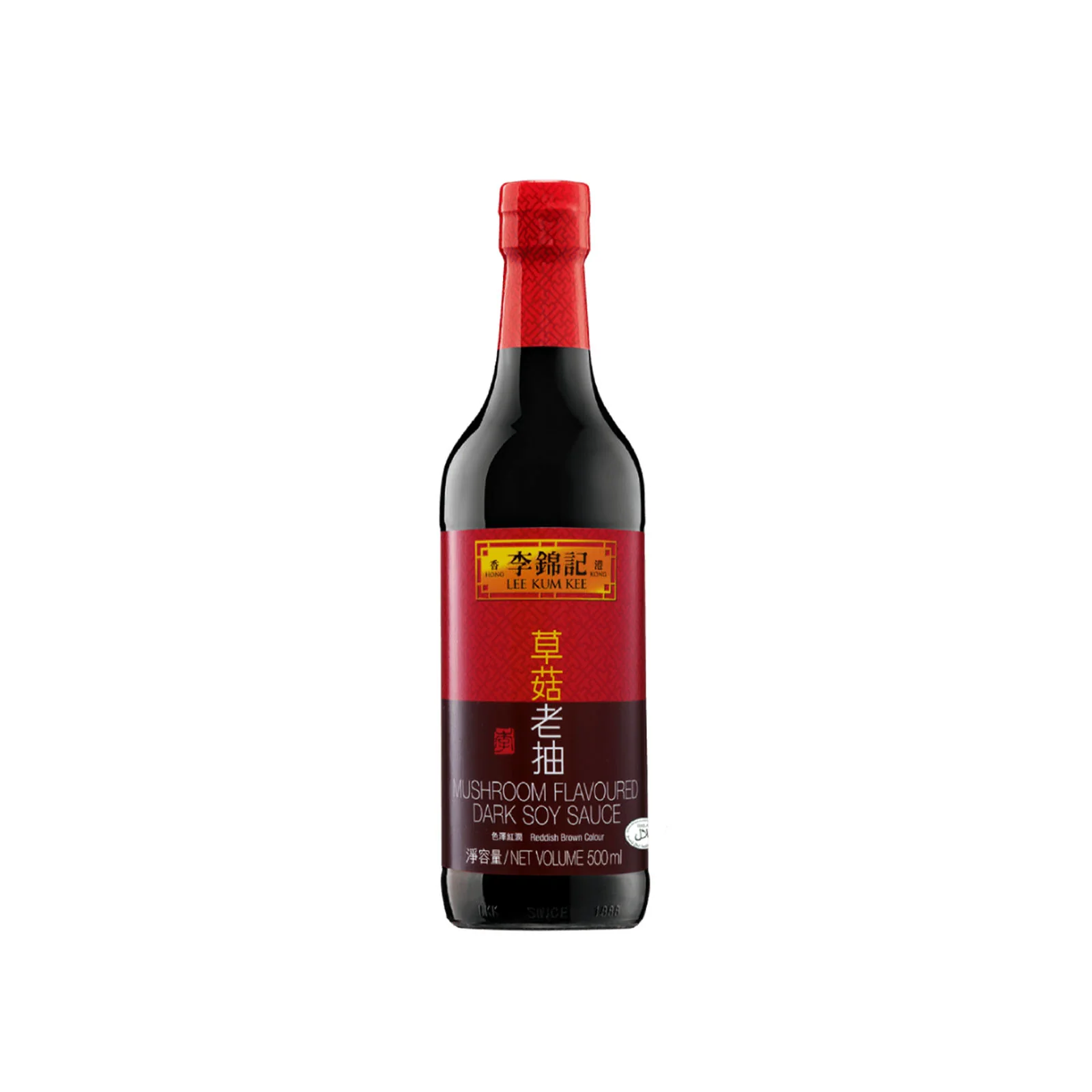 Lee Kum Kee Mushroom Flavoured Dark Soy Sauce 500ml - Image 2