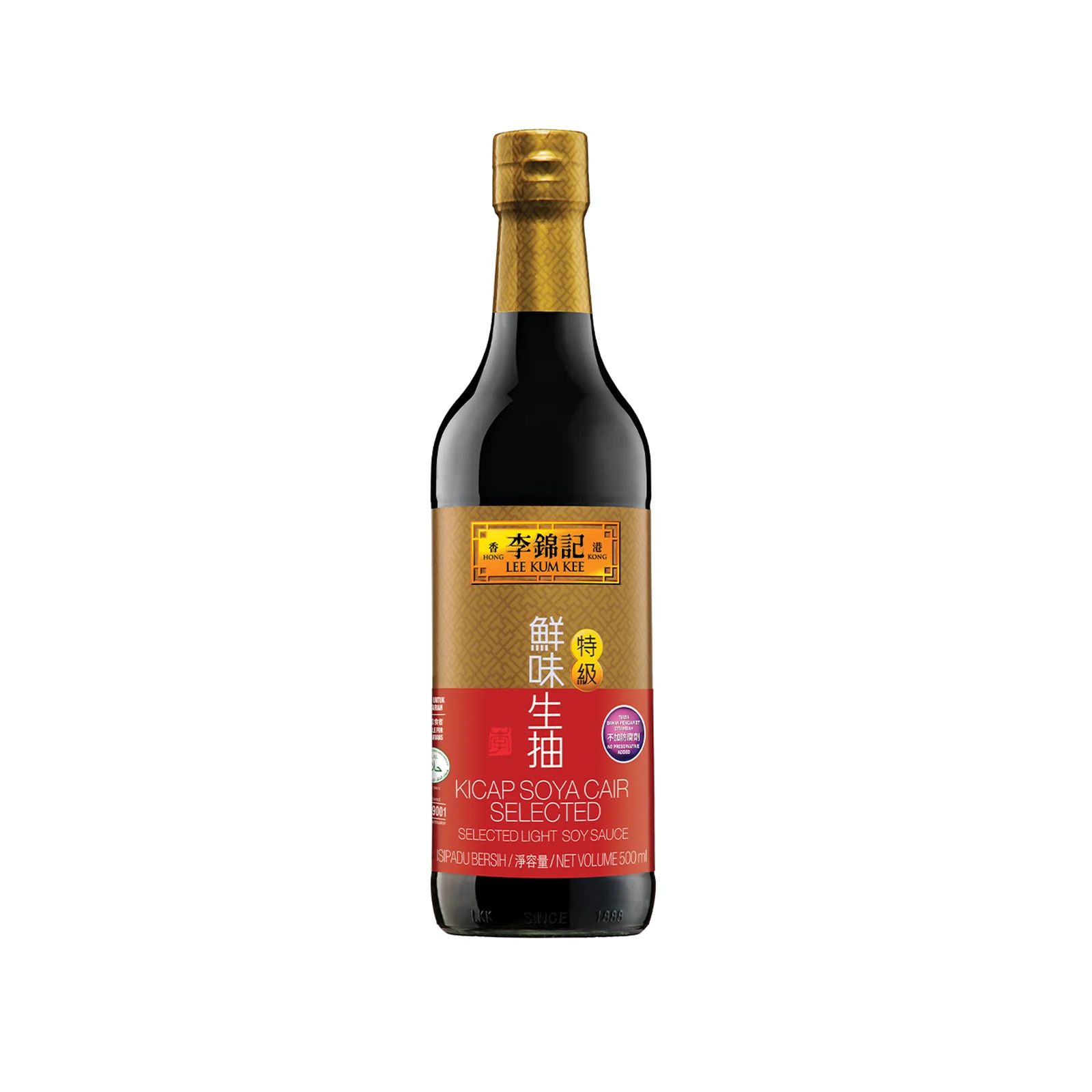 Lee Kum Kee Selected Light Soy Sauce 500ml - Image 2