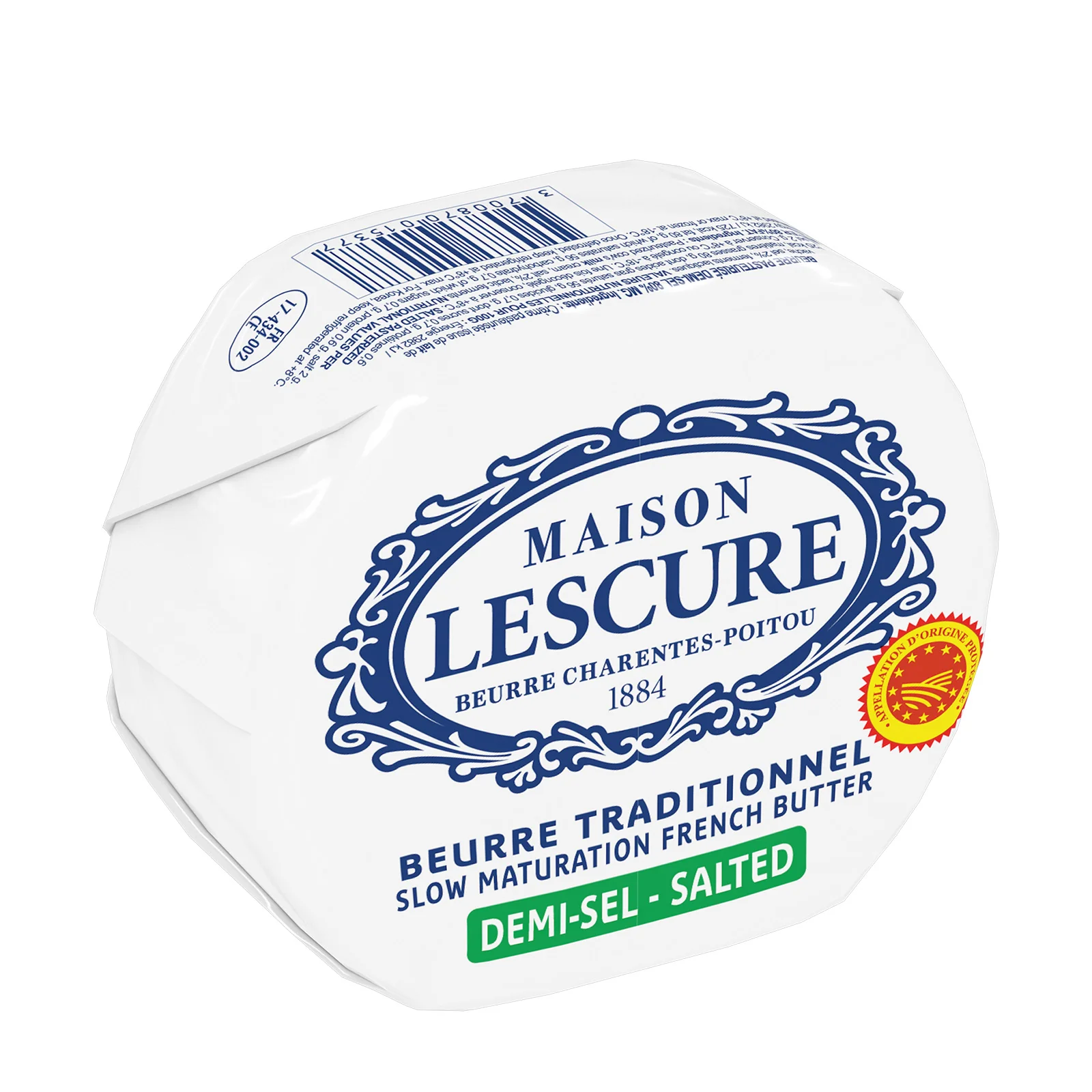 Lescure Salted Butter Rectangle 200g - Image 2