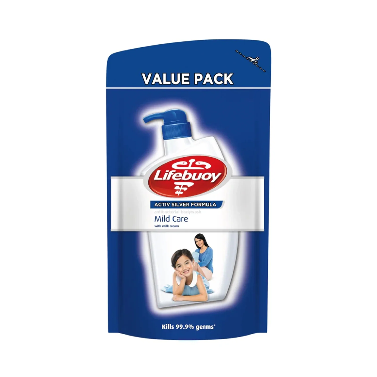 Lifebouy Mild Care Shower Gel Refill 850ml - Image 2