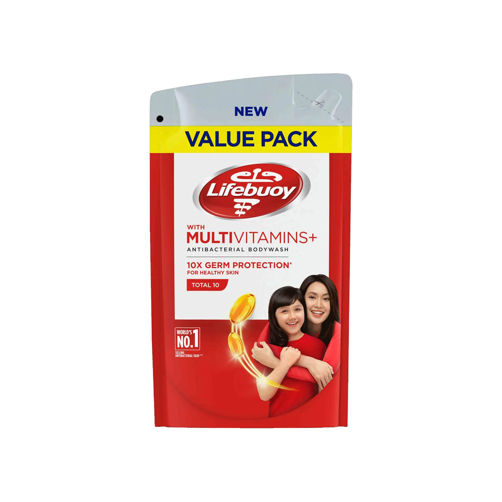 Lifebuoy Tota l10 Body Wash Refill 800ml - Image 2