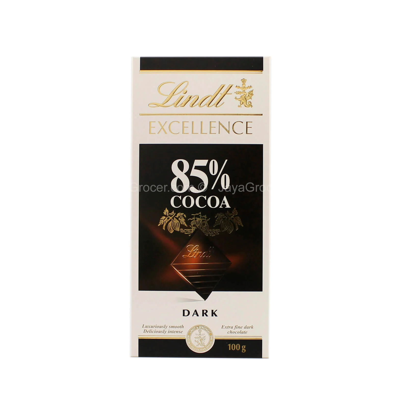 Lindt Excellence Dark 85% Cocoa Chocolate Bar 100g - Image 2