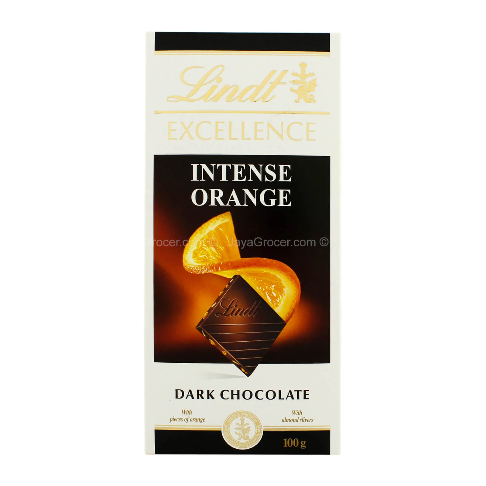 Lindt Excellence Intense Orange Dark Chocolate Bar 100g - Image 2