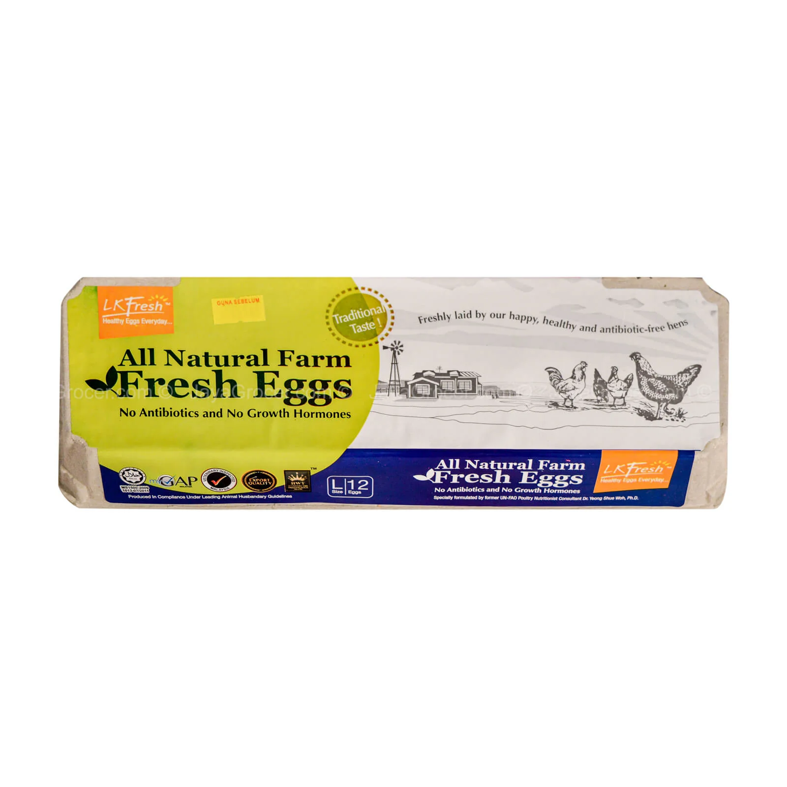 LK Fresh All Natural Farm Fresh Eggs 12pcs/pack - Image 2