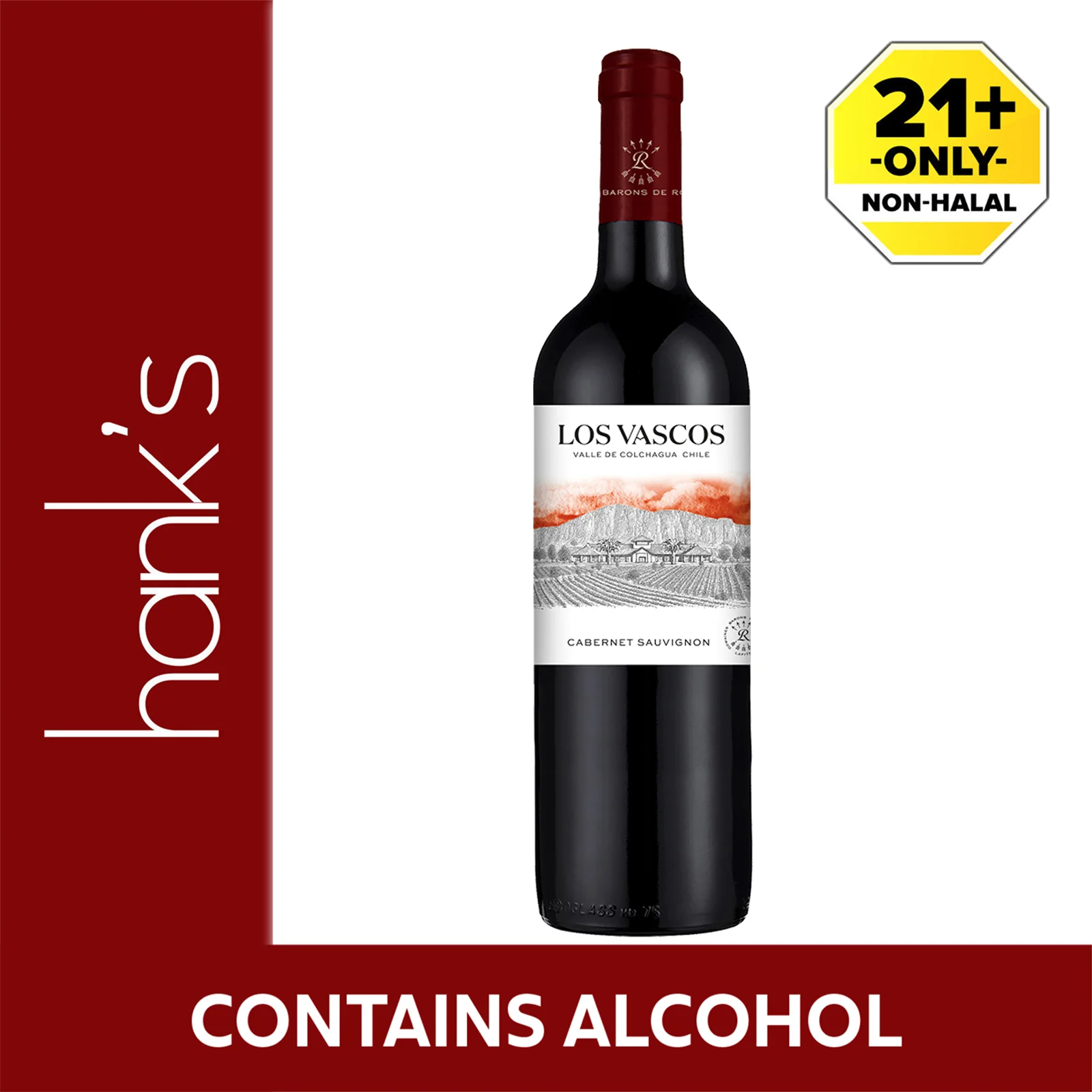 Los Vascos Cabernet Sauvignon Wine 750ml - Image 2