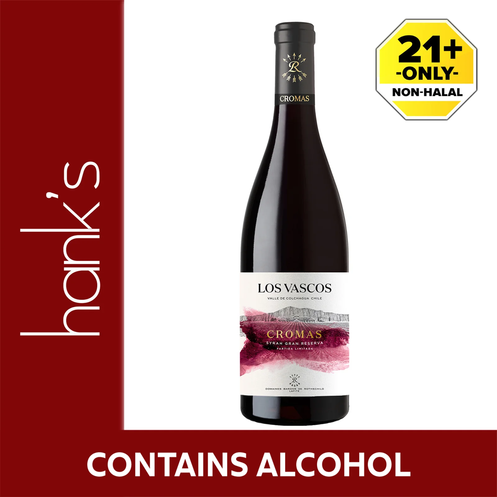 Los Vascos Cromas Syrah Grand Reserva 750ml