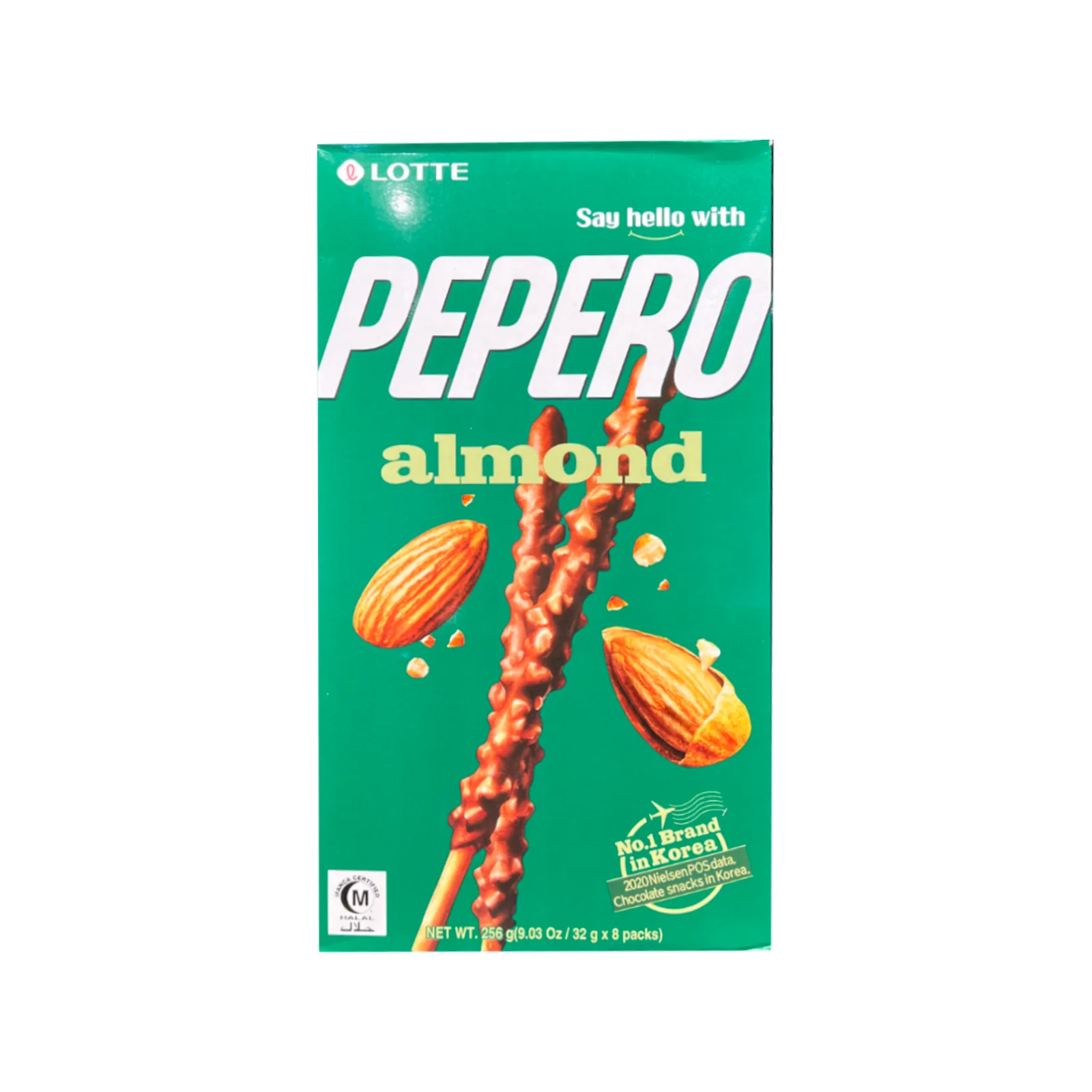Lotte Almond Pepero Biscuit Sticks Big Pack 256g - Image 2