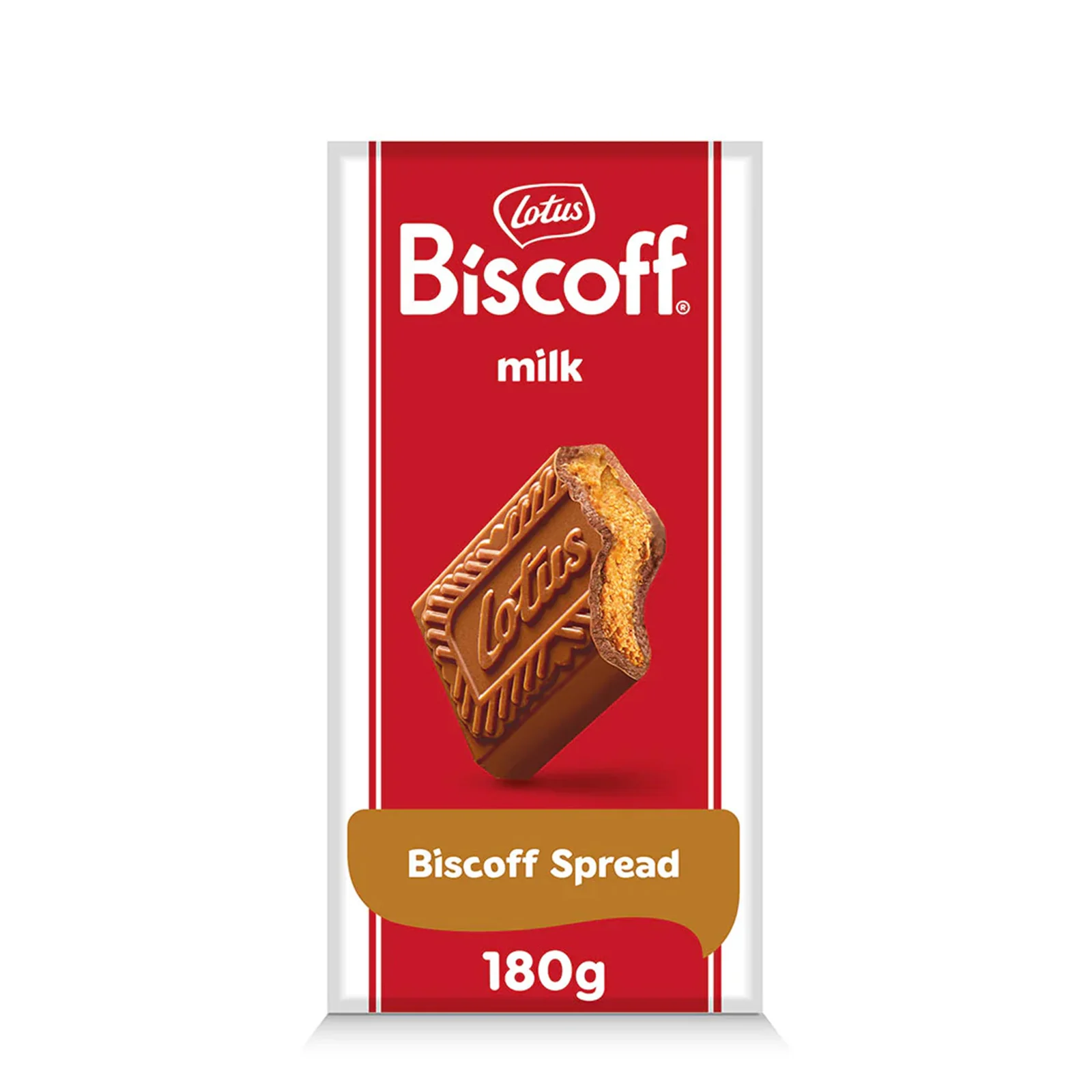 Lotus Biscoff Milk Chocolate With Biscoff Cream 180g - Image 2