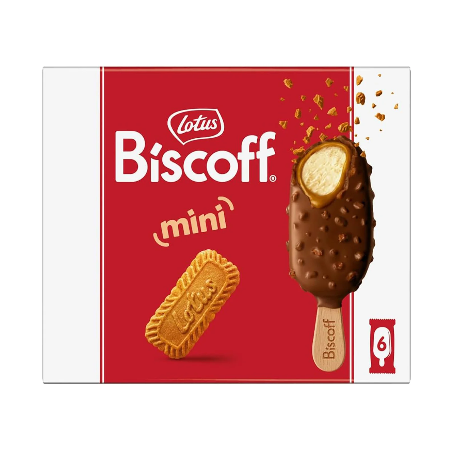 Lotus Biscoff Mini Ice Cream Sticks 60ml - Image 2