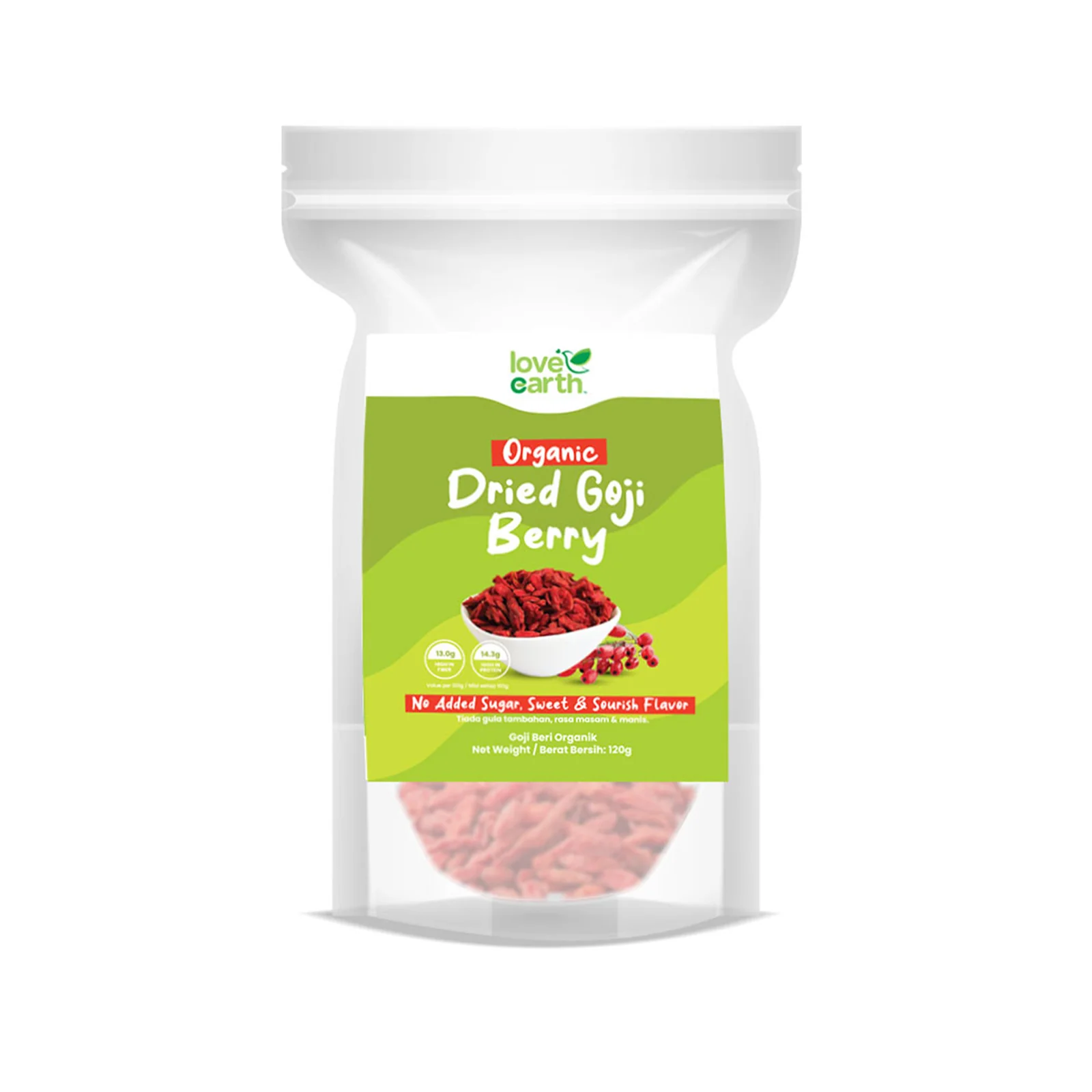 Love Earth Natural Goji Berry 120g - Image 2