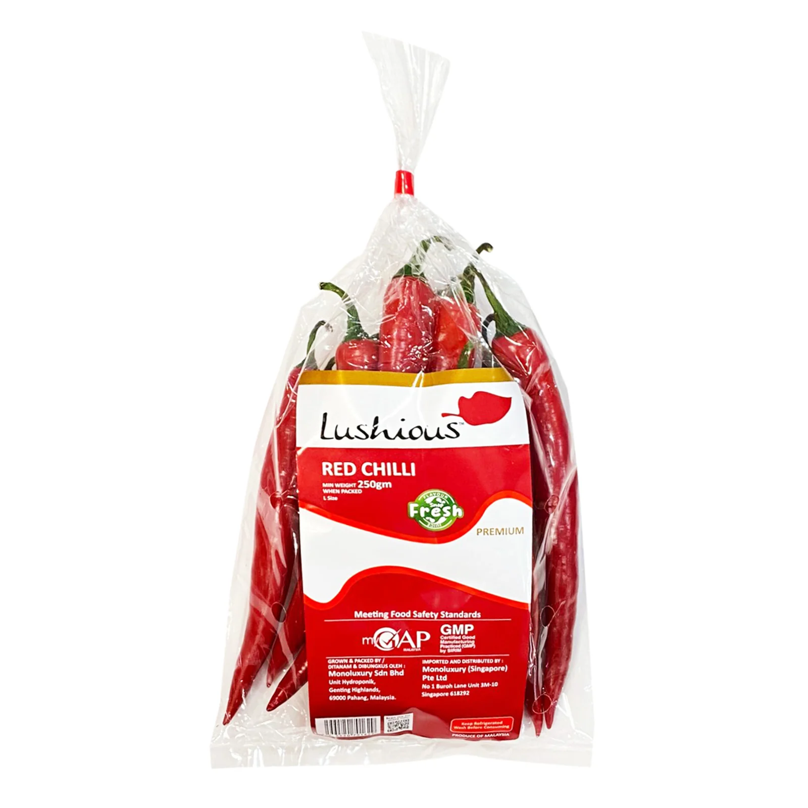 Lushious Chili Red (Malaysia) 250g - Image 2