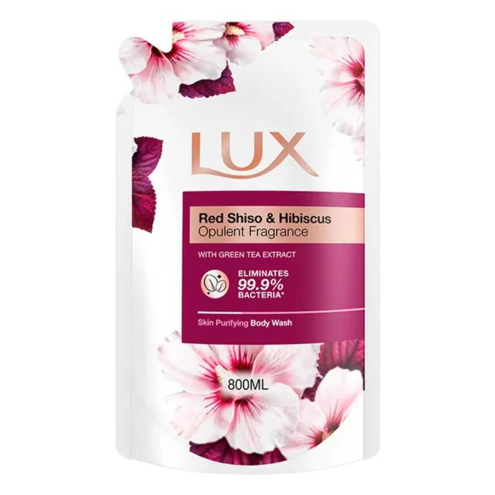 Lux Red Shiso and Neroli Oil Body Wash Refill 800ml - Image 2