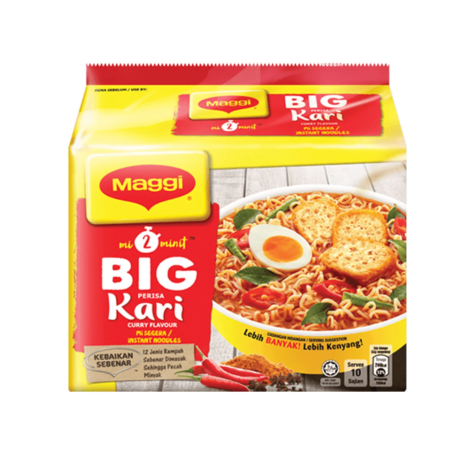 Maggi Big Curry Flavour Instant Noodle 106g x 5 - Image 2