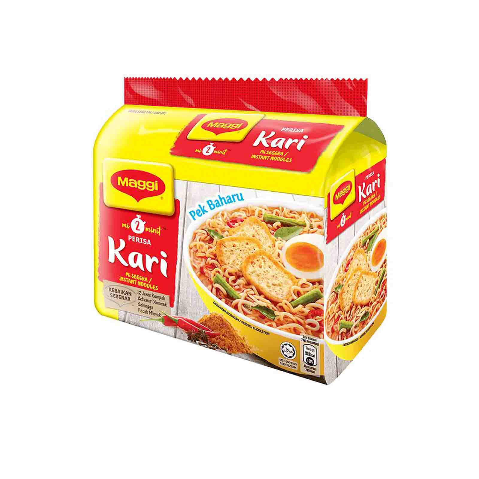 Maggi Curry Flavour Instant Noodles 79g x 5 - Image 2