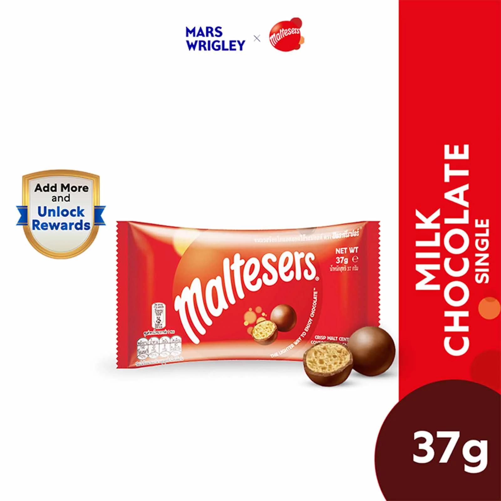 Maltesers Chocolate Ball 37g - Image 2