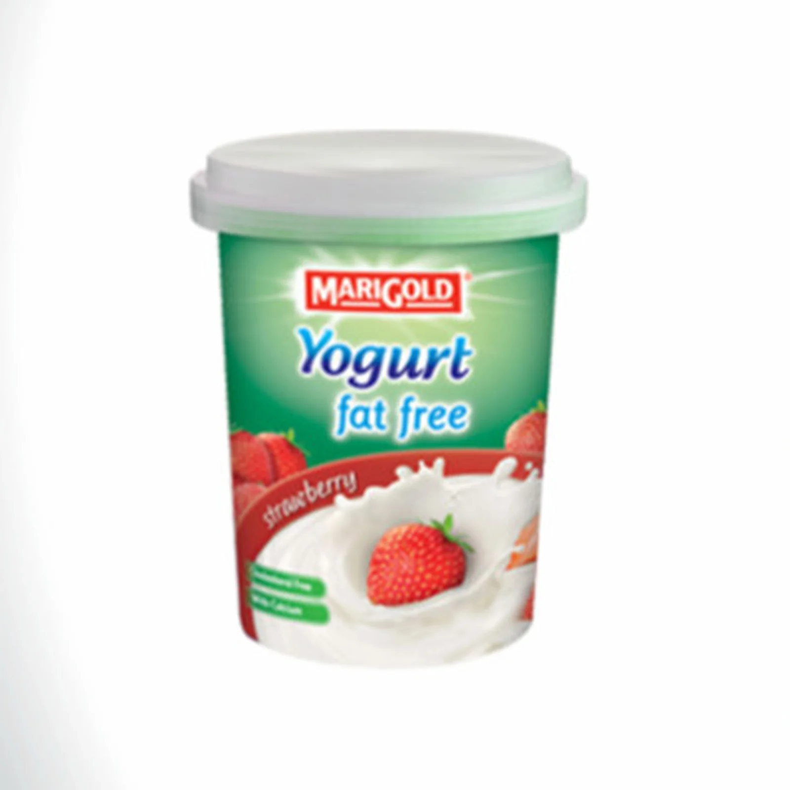 Marigold Fat Free Strawberry Yogurt 130g - Image 2