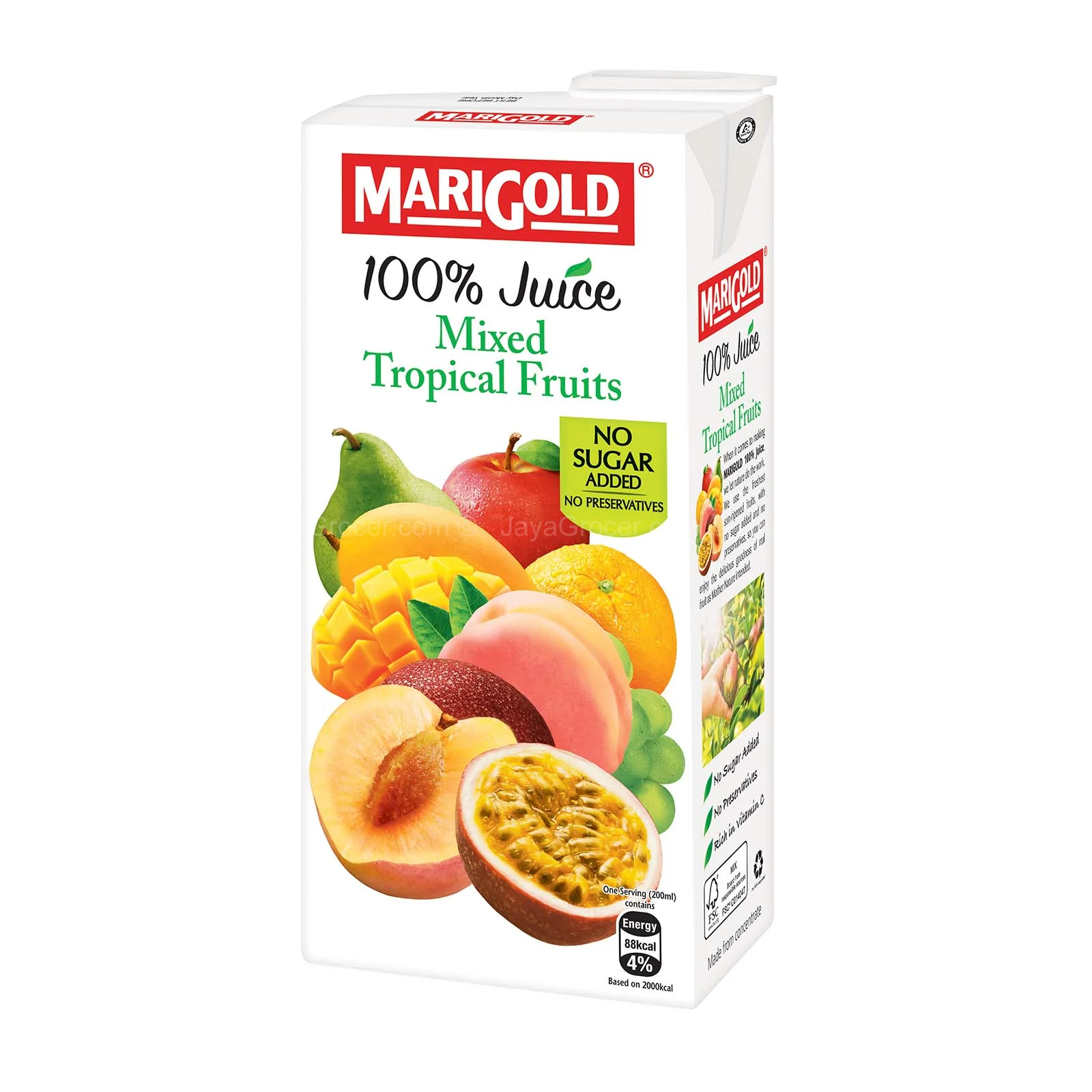 Marigold 100% Mixed Tropical Juice 1L - Image 2