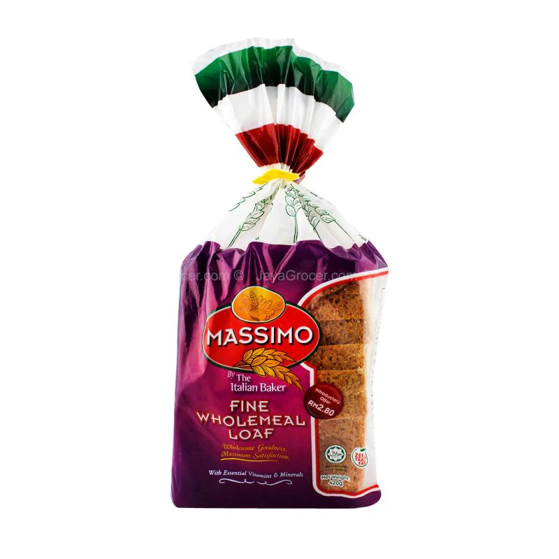 Massimo Fine Wholemeal Loaf 400g - Image 2