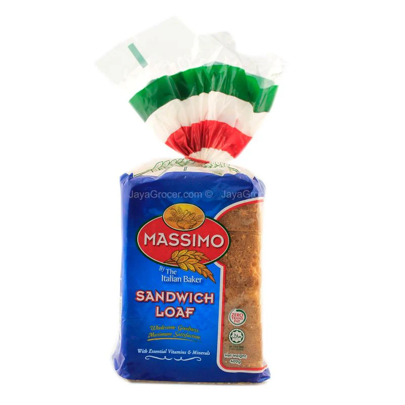 Massimo White Sandwich Loaf Bread 400g - Image 2