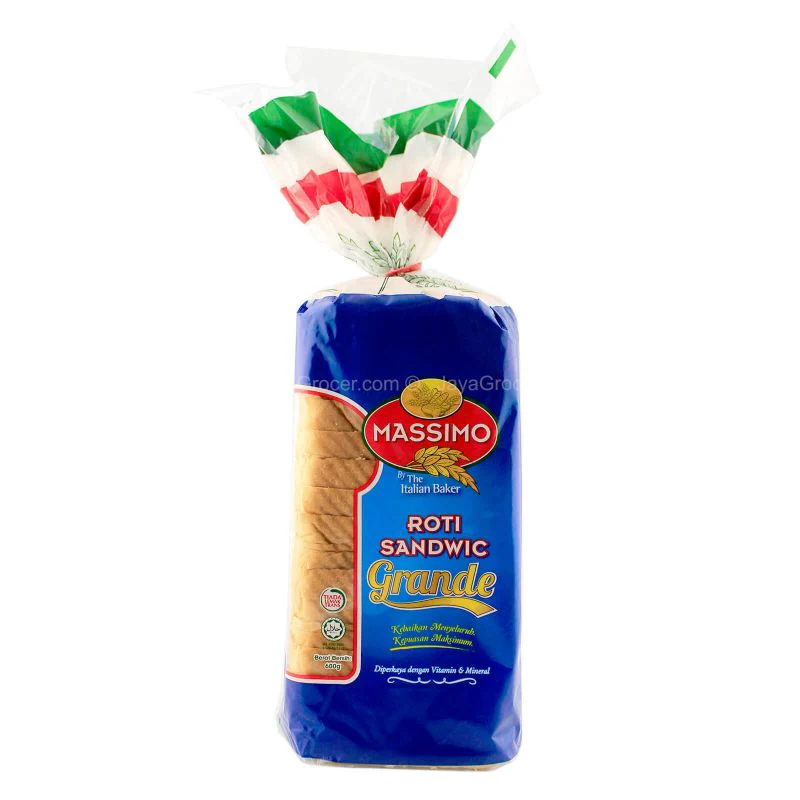 Massimo White Sandwich Loaf Bread 600g - Image 2