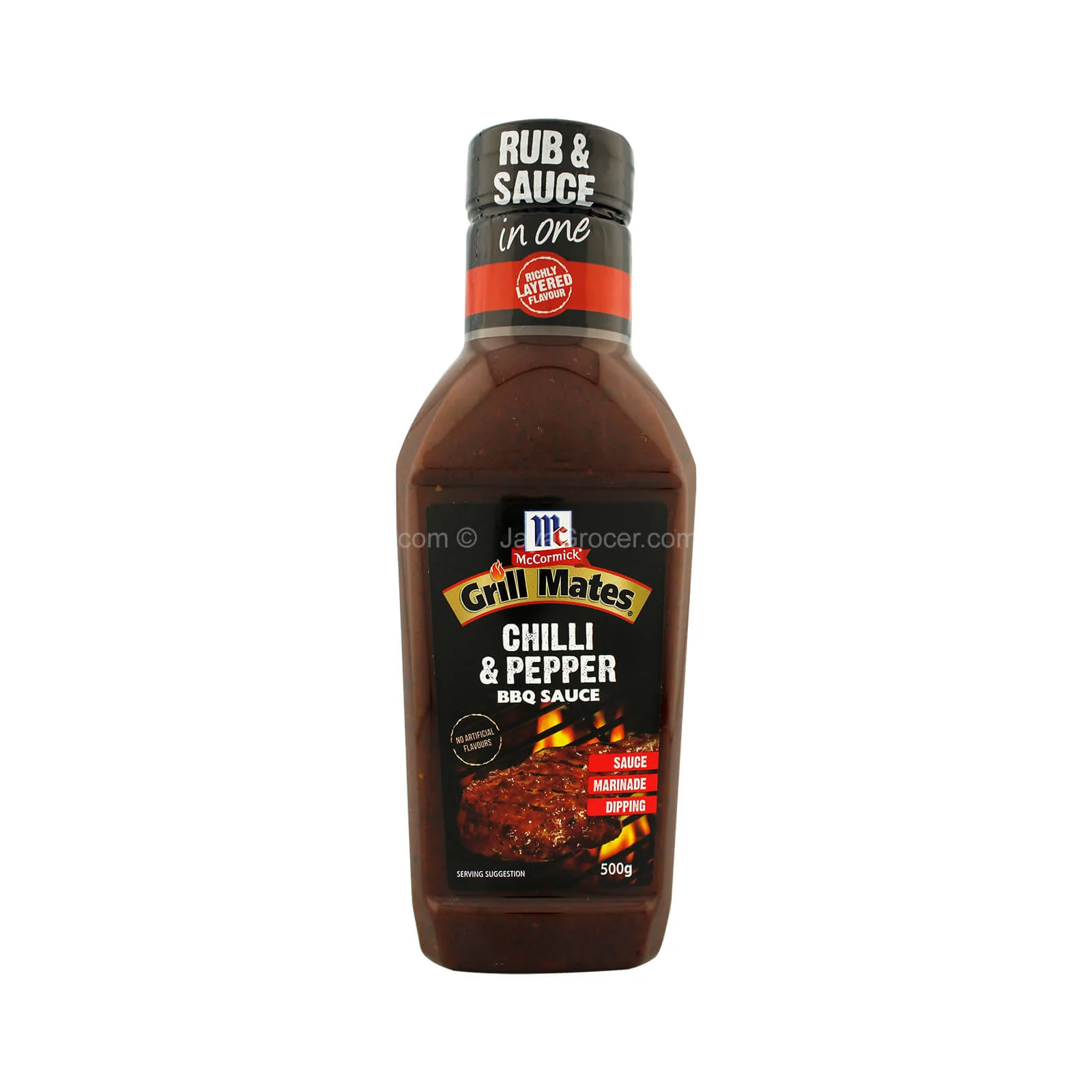 McCormick Grill Mates Chilli and Pepper BBQ Sauce 500g - Image 2