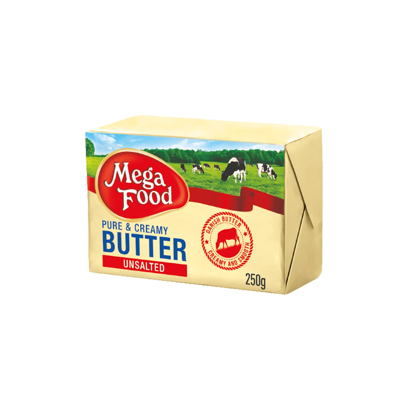 Mega Food Danish Butter Unsalted 250g - Image 2