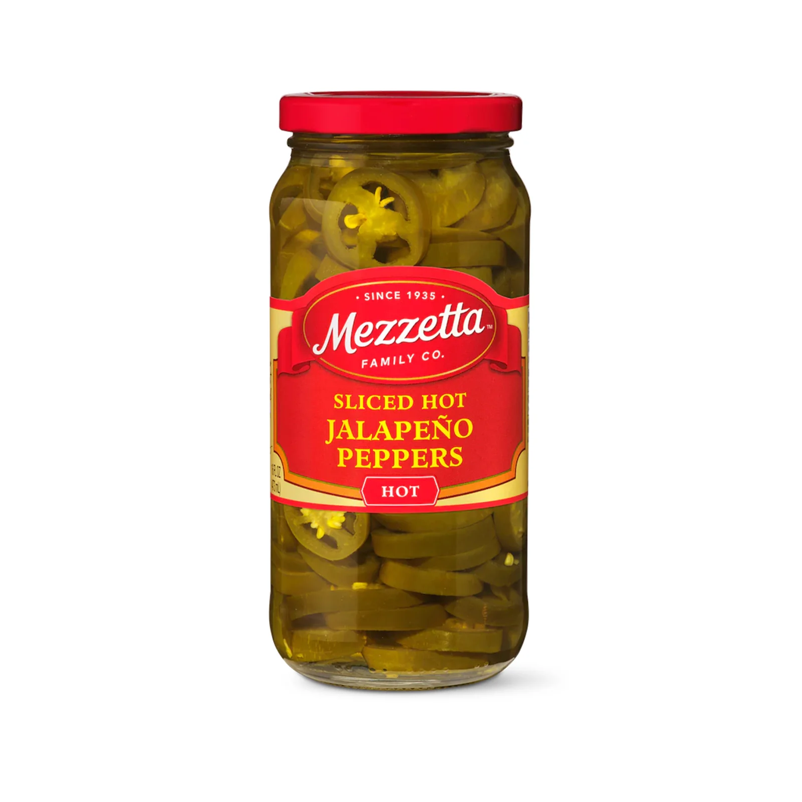 Mezzetta Deli-Sliced Hot Jalapeno Peppers 473ml - Image 2