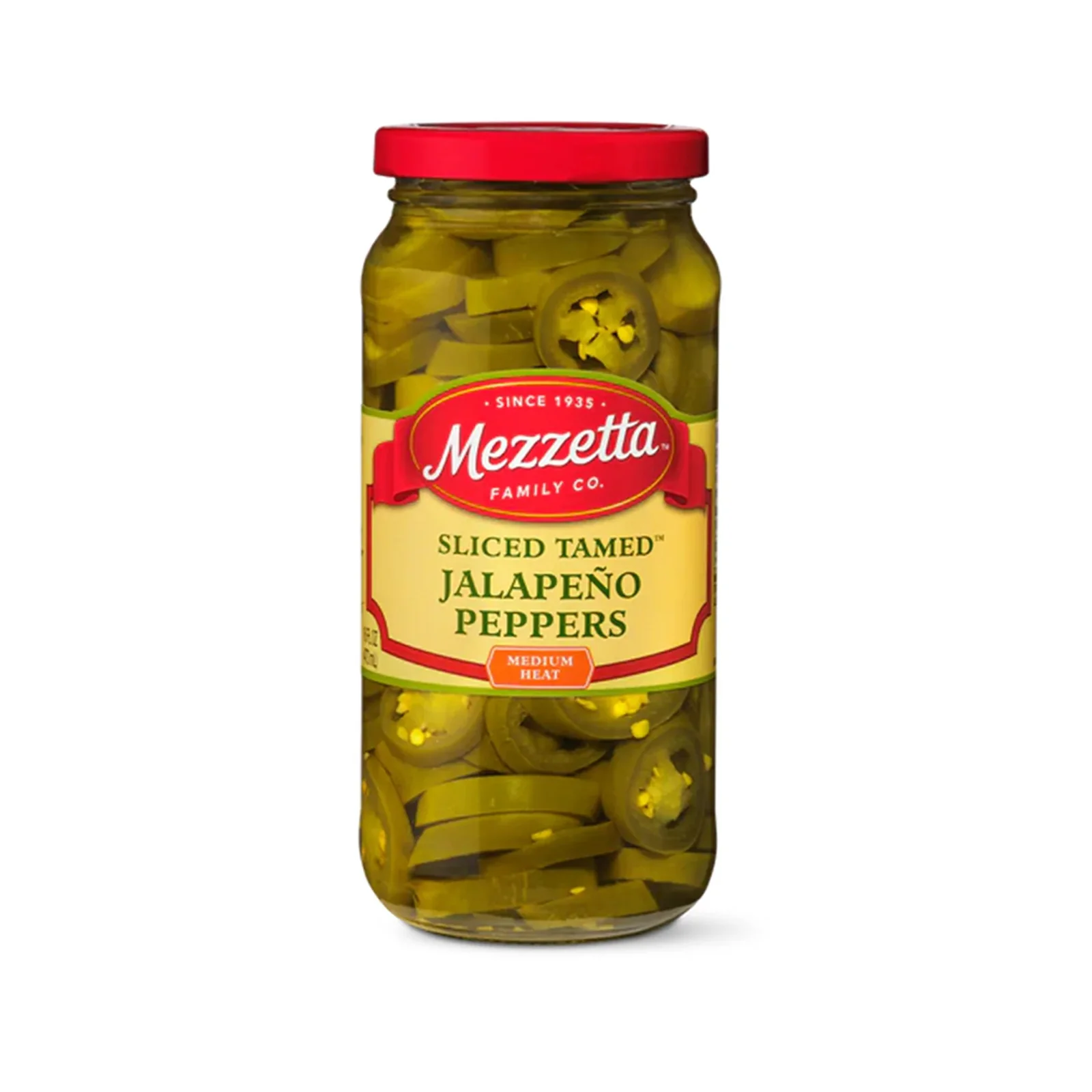 Mezzetta Deli-Sliced Tame Jalapeno Peppers 473ml - Image 2