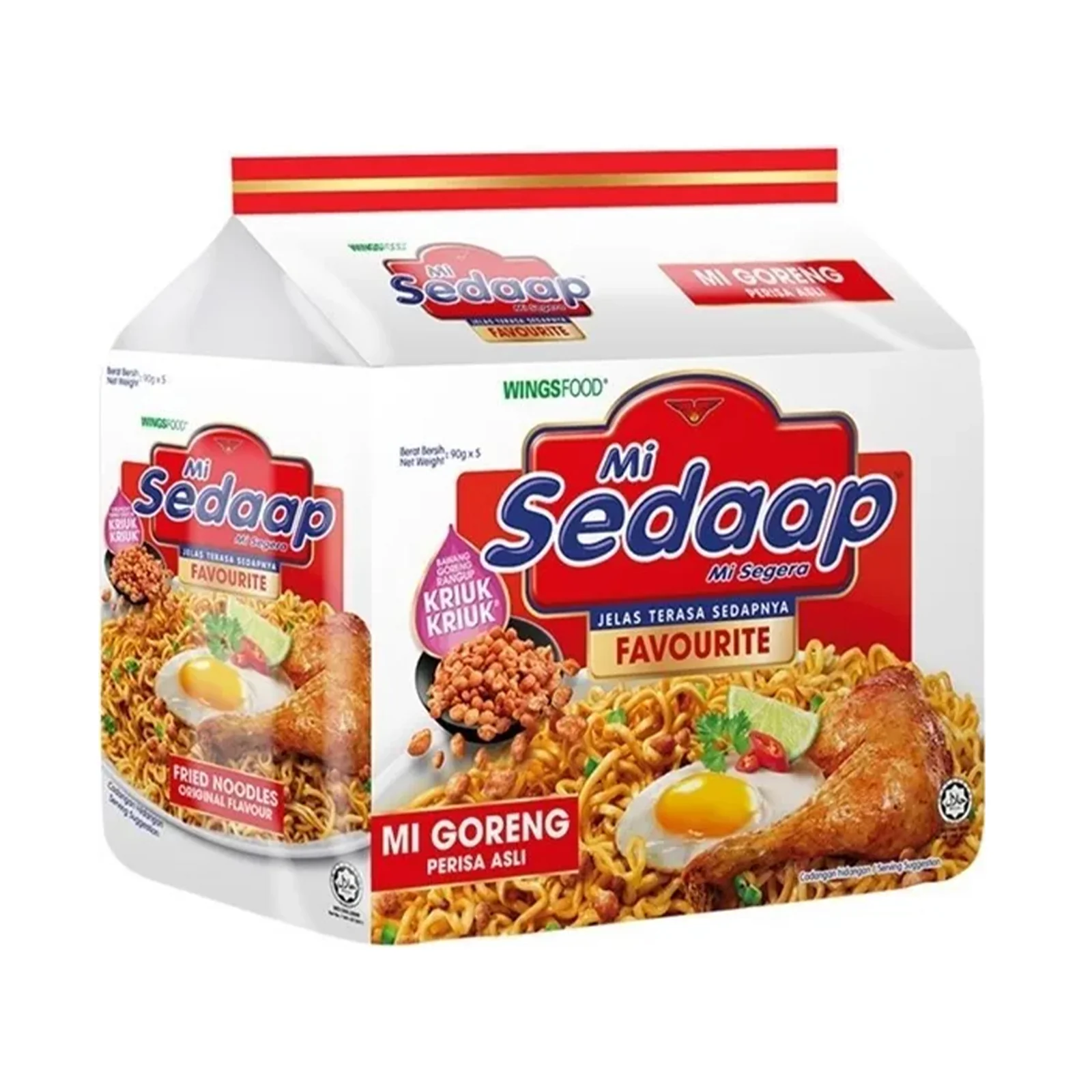 Mi Sedaap Original Flavour Instant Noodle 90g x 5 - Image 2