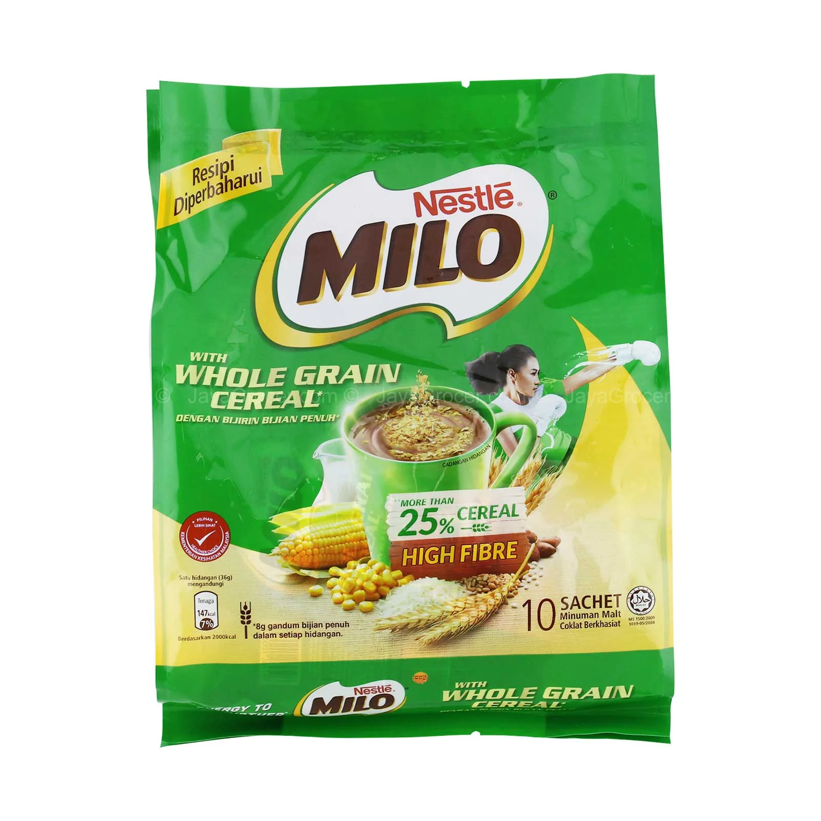 Milo Cereal Chocolate Malt Drink 35g x 10 - Image 2