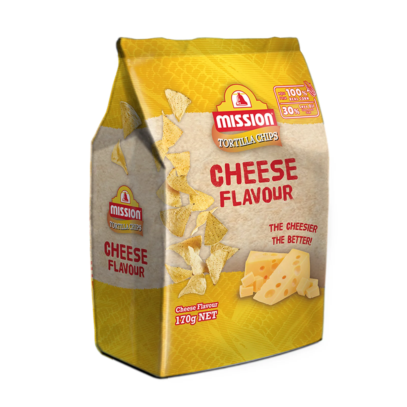 Mission Tortilla Chips Cheese 170g - Image 2