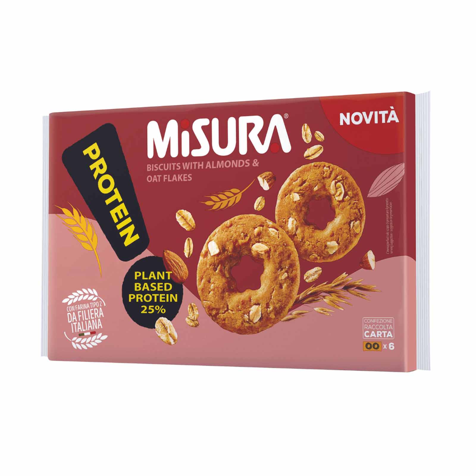 Misura Protein Biscuits with Almonds and Oat Flakes 260g - Image 2