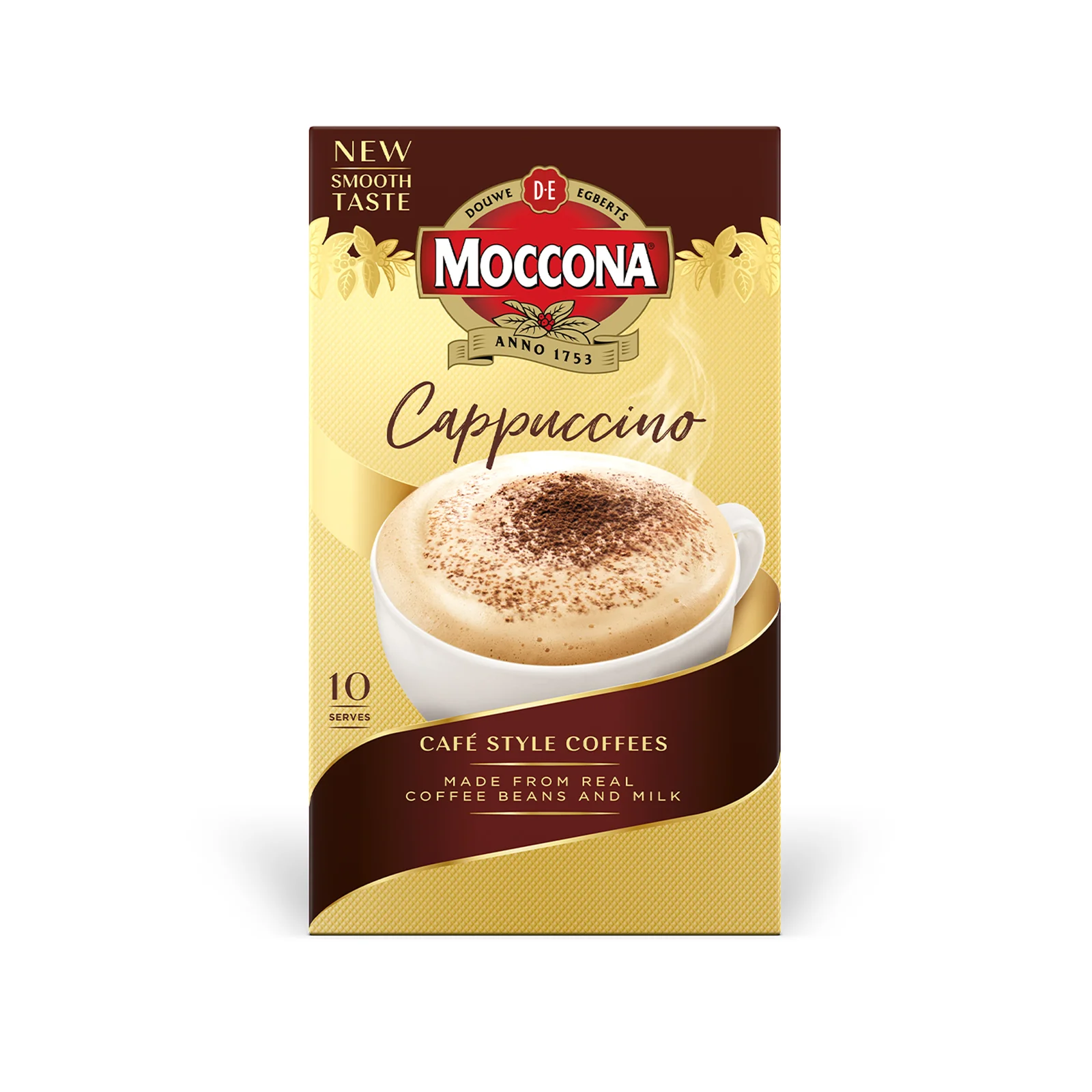 Moccona Specialty Cappuccino Instant 3 in 1 Coffee 16g x 10 - Image 2