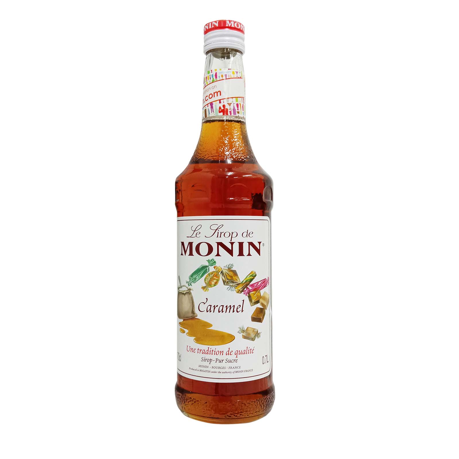 Monin Premium Caramel Syrup 700ml - Image 2
