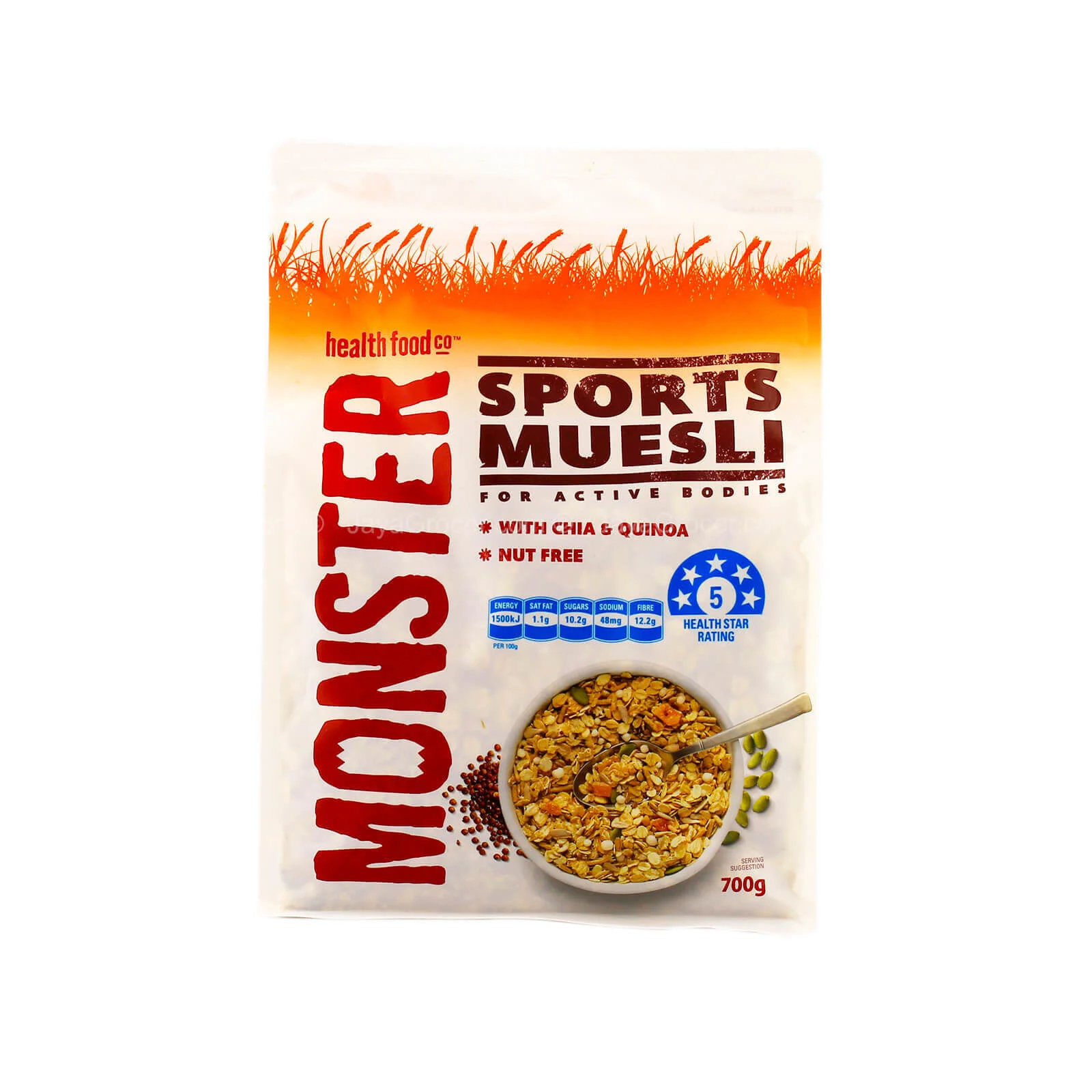 Health Food Co Monster Sports Muesli 700g - Image 2