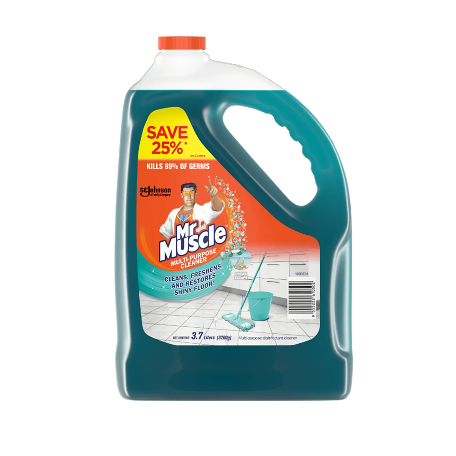 Mr Muscle Multipurpose Cleaner Refreshener 3.7L - Image 2
