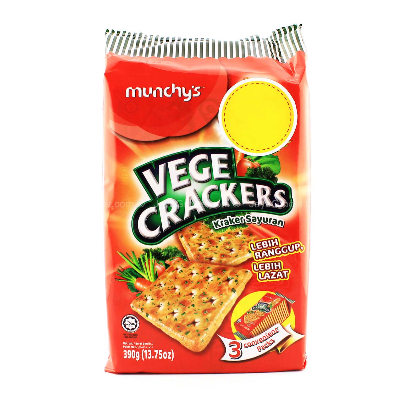 Munchy Vegetable Crackers 390g - Image 2