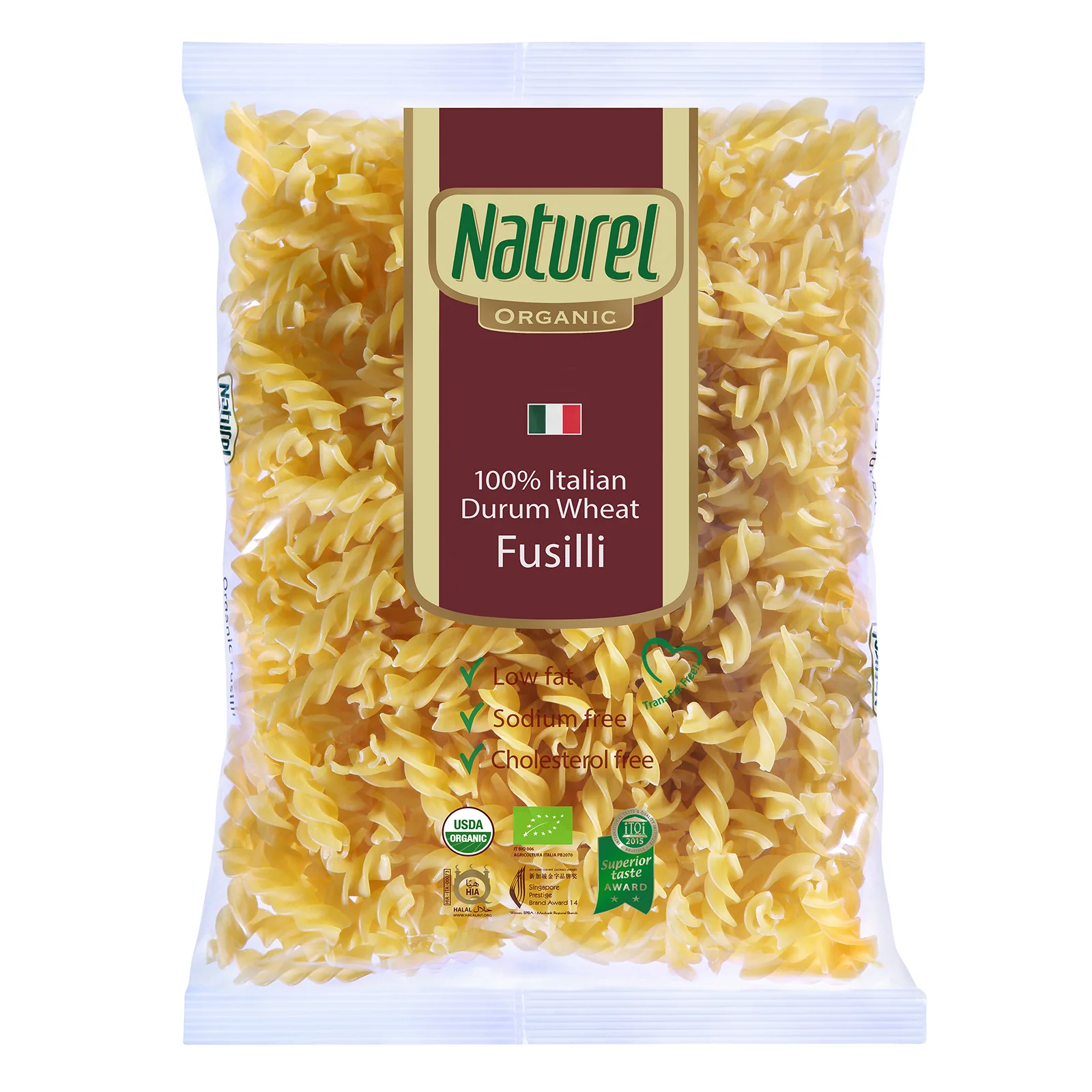 Naturel Organic Fusilli 500g - Image 2