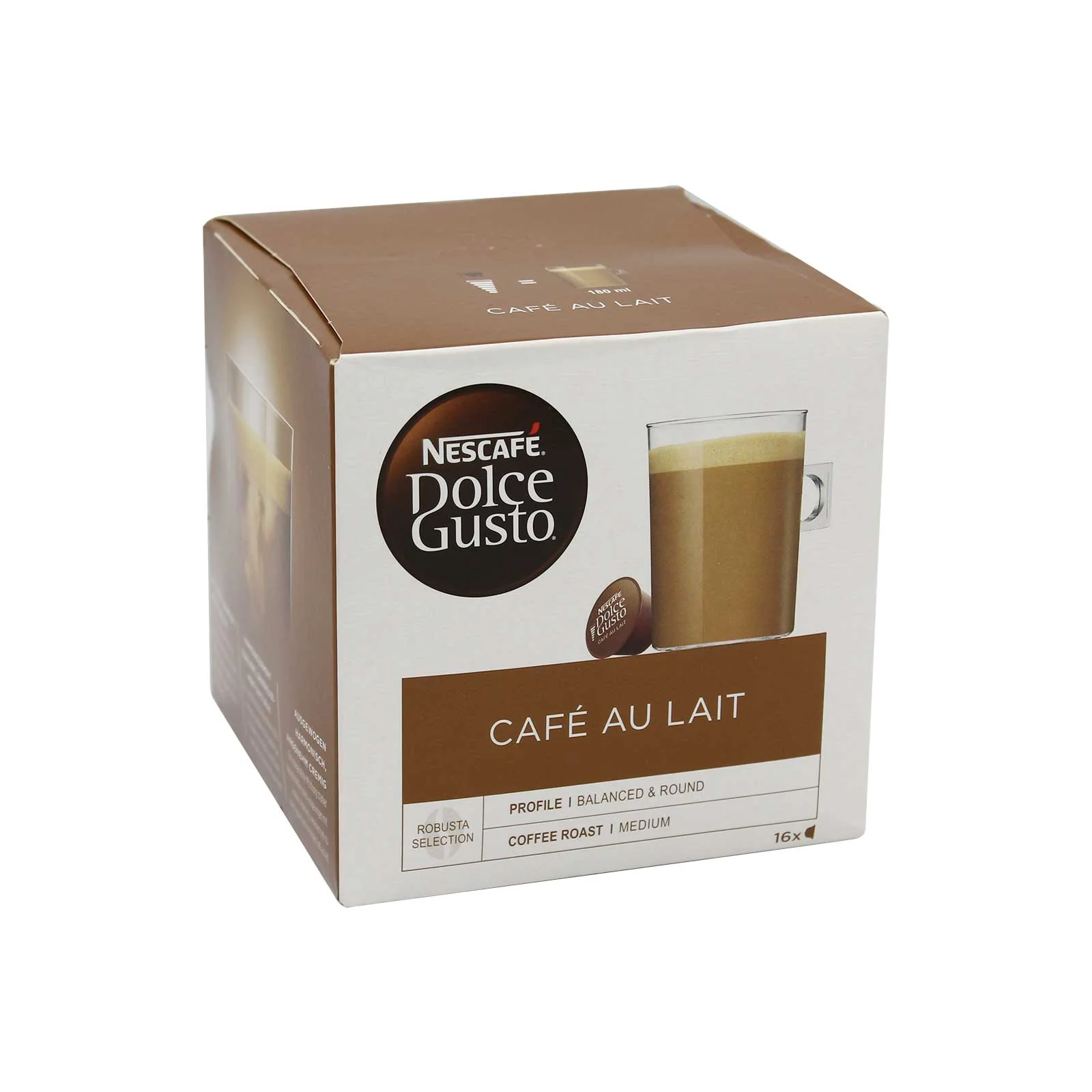 Nescafe Dolce Gusto Cafe Au Lait Uk 16pcs/pack - Image 2