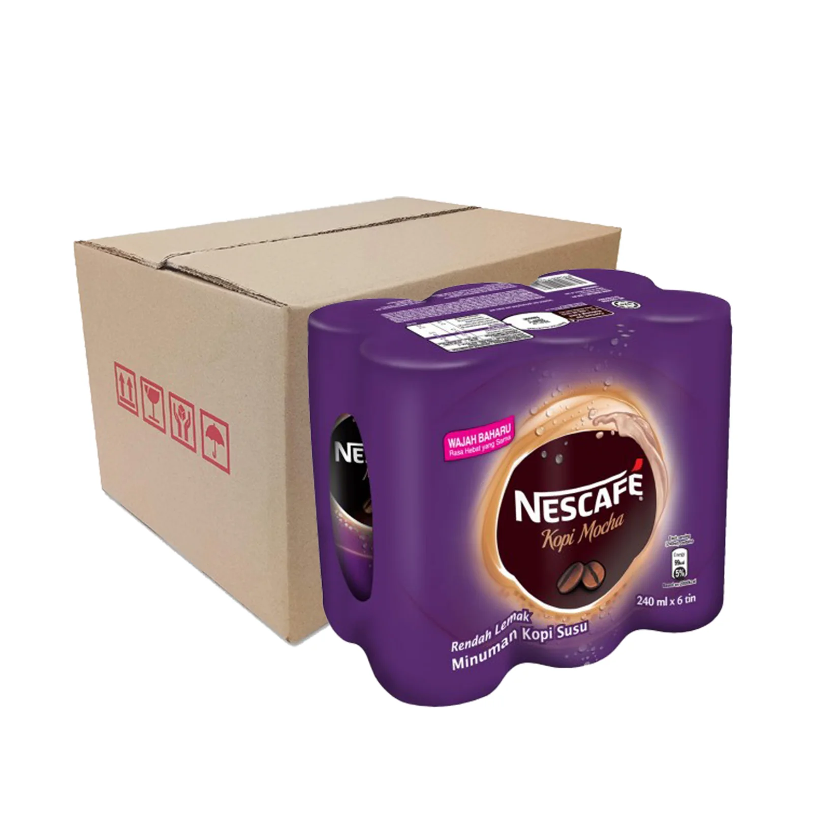 Nescafe Ready-to-Drink Mocha Coffee 240ml - Image 3