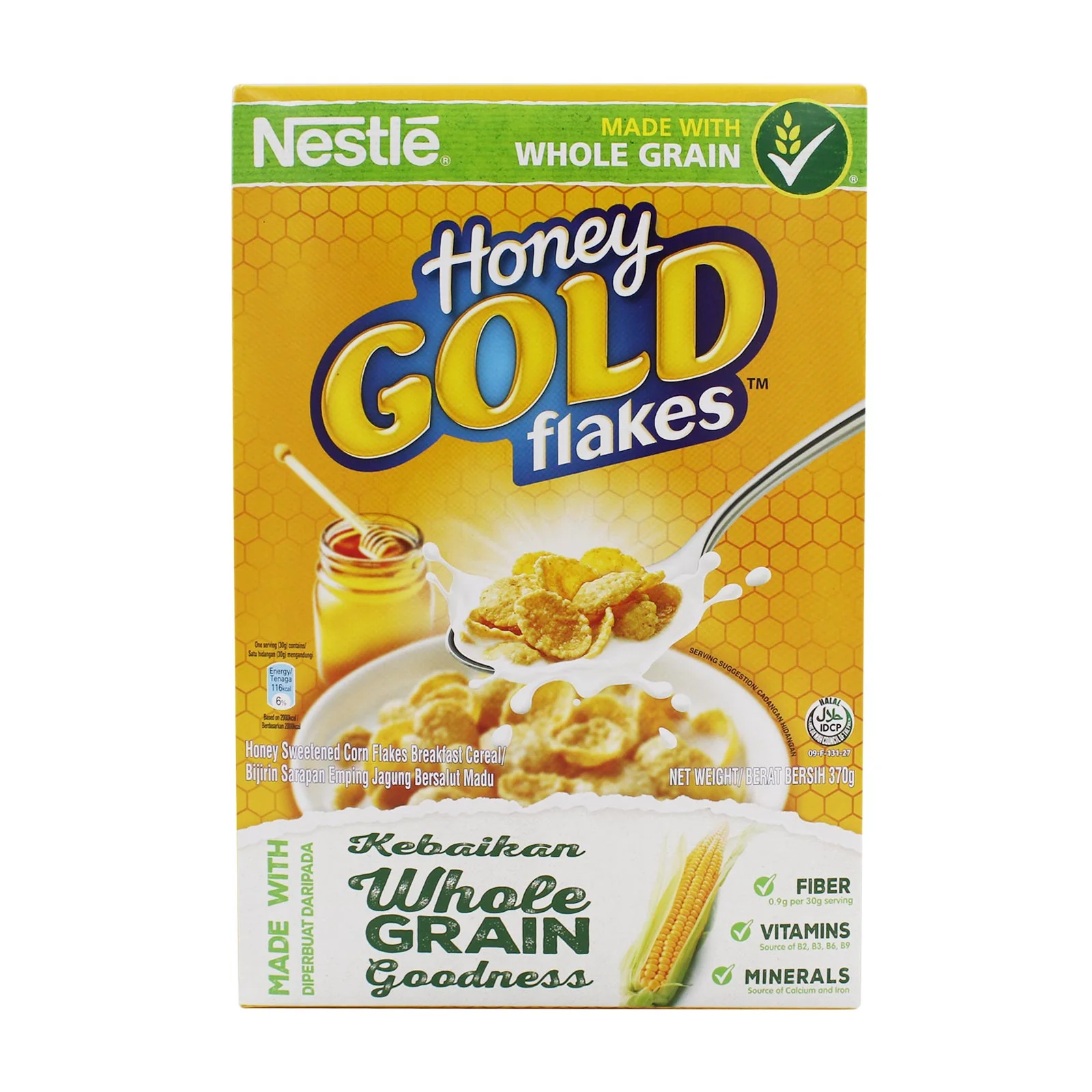 Nestle Honey Gold Flakes Cereals 370g - Image 2