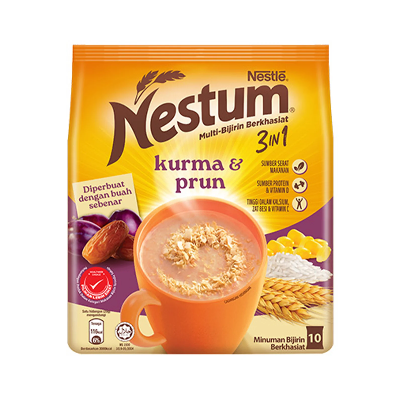 Nestum Cereal Kurma and Prune 28g x 10 - Image 2