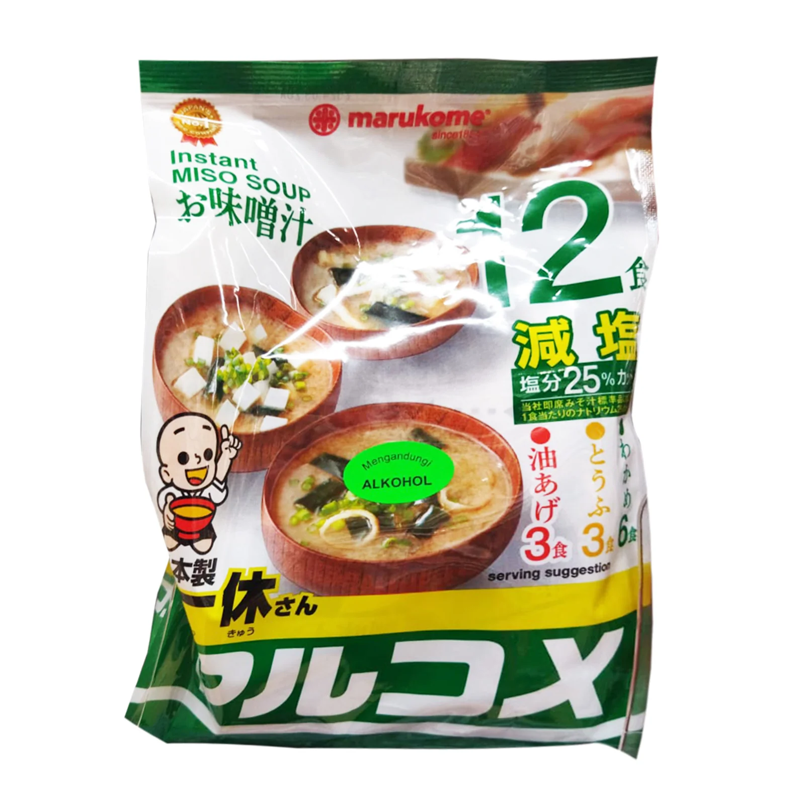 [NON-HALAL] Marukome Sokuseki Ikkyusan 188g - Image 2