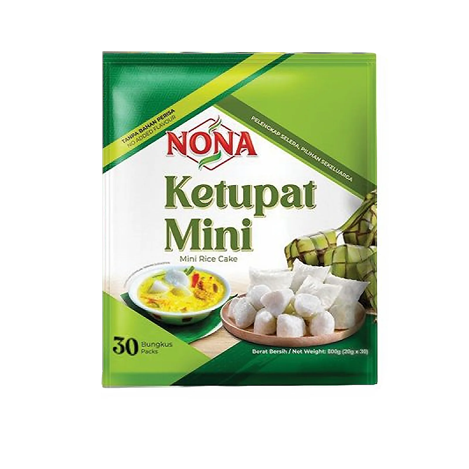 Nona Malaysia Satay Rice Cake Mini (Ketupat Mini) 20g x 30 - Image 2